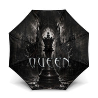 Chess Queen Umbrella Strategic Board Game Gothic Dark Fantasy