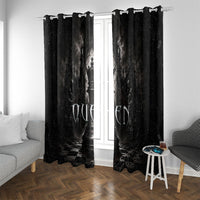 Chess Queen Window Curtain Strategic Board Game Gothic Dark Fantasy