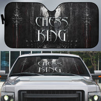 Chess King Auto Sun Shade Strategic Board Game Gothic Dark Fantasy