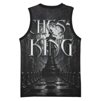 Chess King Basketball Jersey Strategic Board Game Gothic Dark Fantasy