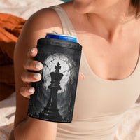 Chess King 4 in 1 Can Cooler Tumbler Strategic Board Game Gothic Dark Fantasy