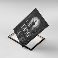 Chess King Canvas Wall Art Strategic Board Game Gothic Dark Fantasy