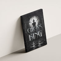 Chess King Canvas Wall Art Strategic Board Game Gothic Dark Fantasy