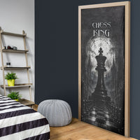 Chess King Door Cover Strategic Board Game Gothic Dark Fantasy