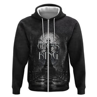 Chess King Hoodie Strategic Board Game Gothic Dark Fantasy