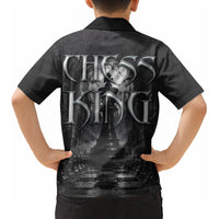 Chess King Kid Hawaiian Shirt Strategic Board Game Gothic Dark Fantasy