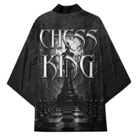 Chess King Kimono Strategic Board Game Gothic Dark Fantasy