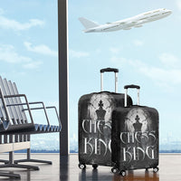 Chess King Luggage Cover Strategic Board Game Gothic Dark Fantasy
