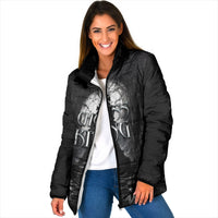 Chess King Padded Jacket Strategic Board Game Gothic Dark Fantasy