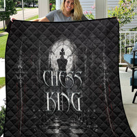 Chess King Quilt Strategic Board Game Gothic Dark Fantasy