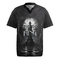 Chess King Rugby Jersey Strategic Board Game Gothic Dark Fantasy