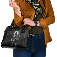 Chess King Shoulder Handbag Strategic Board Game Gothic Dark Fantasy