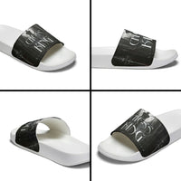 Chess King Slide Sandals Strategic Board Game Gothic Dark Fantasy