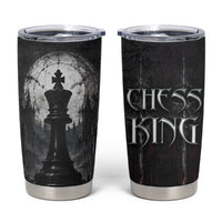 Chess King Tumbler Cup Strategic Board Game Gothic Dark Fantasy