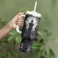 Chess King Tumbler With Handle Strategic Board Game Gothic Dark Fantasy