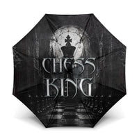 Chess King Umbrella Strategic Board Game Gothic Dark Fantasy