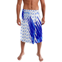 Personalized Uzbekistan Soccer Lavalava Wolf Mascot Chevron Zigzag Pattern