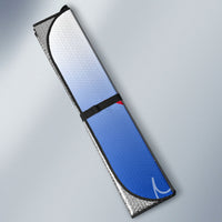 Personalized England Football Auto Sun Shade Dynamic Lion Athlete Red Blue Flame