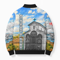 Chronicle of Georgia Bomber Puffer Jacket Georgian Architecture - Church Of The Annunciation