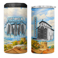 Chronicle of Georgia 4 in 1 Can Cooler Tumbler Georgian Architecture - Church Of The Annunciation