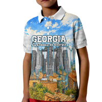 Chronicle of Georgia Kid Polo Shirt Georgian Architecture - Church Of The Annunciation
