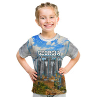 Chronicle of Georgia Kid T Shirt Georgian Architecture - Church Of The Annunciation