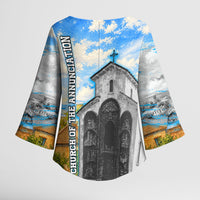 Chronicle of Georgia Kimono Sleeve Blouse Georgian Architecture - Church Of The Annunciation