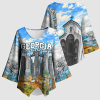 Chronicle of Georgia Kimono Sleeve Blouse Georgian Architecture - Church Of The Annunciation