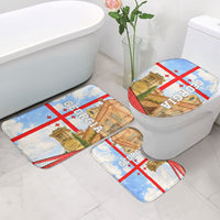 Georgia National Flag Bathroom Set Tbilisi Clock Tower Heritage Sky Art