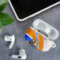 Dutch Republic Netherlands AirPods Case Patriotism Vintage Heraldic Crest Floral Tulip