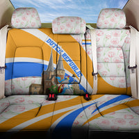 Dutch Republic Netherlands Back Car Seat Cover Patriotism Vintage Heraldic Crest Floral Tulip