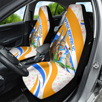 Dutch Republic Netherlands Car Seat Cover Patriotism Vintage Heraldic Crest Floral Tulip