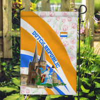 Dutch Republic Netherlands Garden Flag Patriotism Vintage Heraldic Crest Floral Tulip