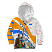 Dutch Republic Netherlands Kid Hoodie Patriotism Vintage Heraldic Crest Floral Tulip