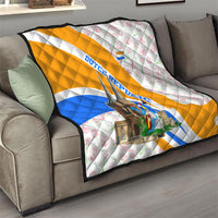 Dutch Republic Netherlands Quilt Patriotism Vintage Heraldic Crest Floral Tulip