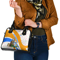 Dutch Republic Netherlands Shoulder Handbag Patriotism Vintage Heraldic Crest Floral Tulip