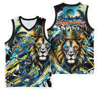 Saint Lucia Kings Cricket Basketball Jersey Born To Lead Caribbean Cricket Graffiti Splash Art