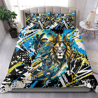 Saint Lucia Kings Cricket Bedding Set Born To Lead Caribbean Cricket Graffiti Splash Art