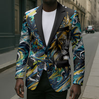 Saint Lucia Kings Cricket Blazer Born To Lead Caribbean Cricket Graffiti Splash Art