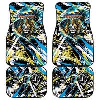 Saint Lucia Kings Cricket Car Mats Born To Lead Caribbean Cricket Graffiti Splash Art