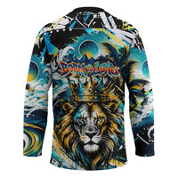 Saint Lucia Kings Cricket Hockey Jersey Born To Lead Caribbean Cricket Graffiti Splash Art