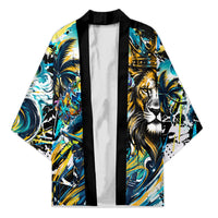 Saint Lucia Kings Cricket Kimono Born To Lead Caribbean Cricket Graffiti Splash Art