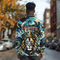 Saint Lucia Kings Cricket Long Sleeve Shirt Born To Lead Caribbean Cricket Graffiti Splash Art