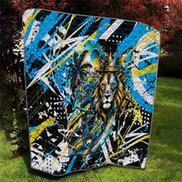 Saint Lucia Kings Cricket Quilt Born To Lead Caribbean Cricket Graffiti Splash Art