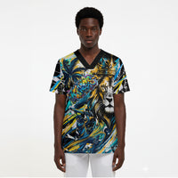 Saint Lucia Kings Cricket Scrub Top Born To Lead Caribbean Cricket Graffiti Splash Art