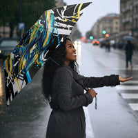 Saint Lucia Kings Cricket Umbrella Born To Lead Caribbean Cricket Graffiti Splash Art