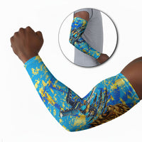 Saint Lucia Cricket Arm Sleeves Kings Lion Unstoppable Mascot Art