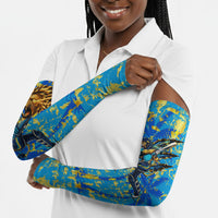 Saint Lucia Cricket Arm Sleeves Kings Lion Unstoppable Mascot Art