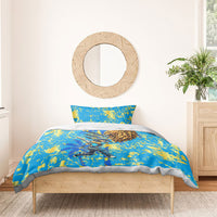 Saint Lucia Cricket Bedding Set Kings Lion Unstoppable Mascot Art