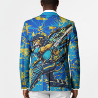 Saint Lucia Cricket Blazer Kings Lion Unstoppable Mascot Art